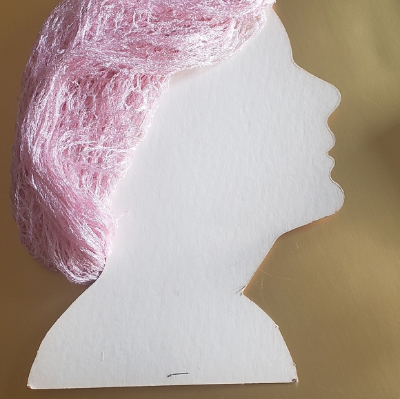 Vintage Pink Hair Net Display - Picture 4 of 5
